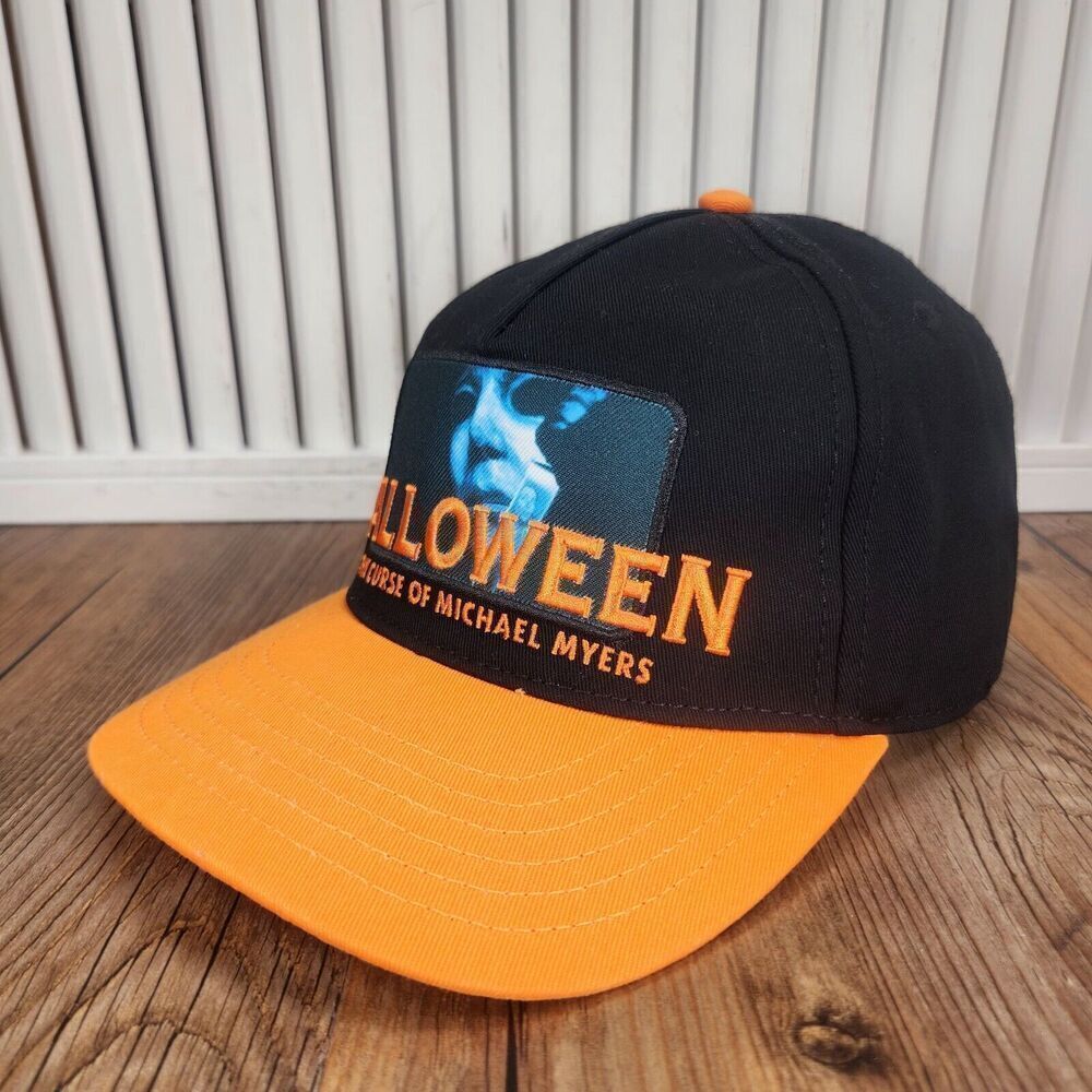 Halloween The Curse Of Michael Myers 2020 Movie Snapback Hat Black Horror Film